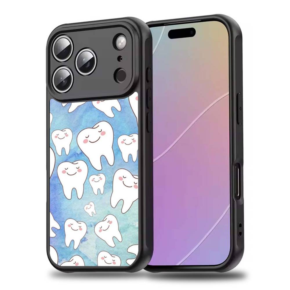 Dentist T-Teeth Tooth For iPhone 11,12,13,14,15,16,17,Pro,Max,Plus,Mini,SE4,E Phone Case Magnetic For Magsafe Wireless