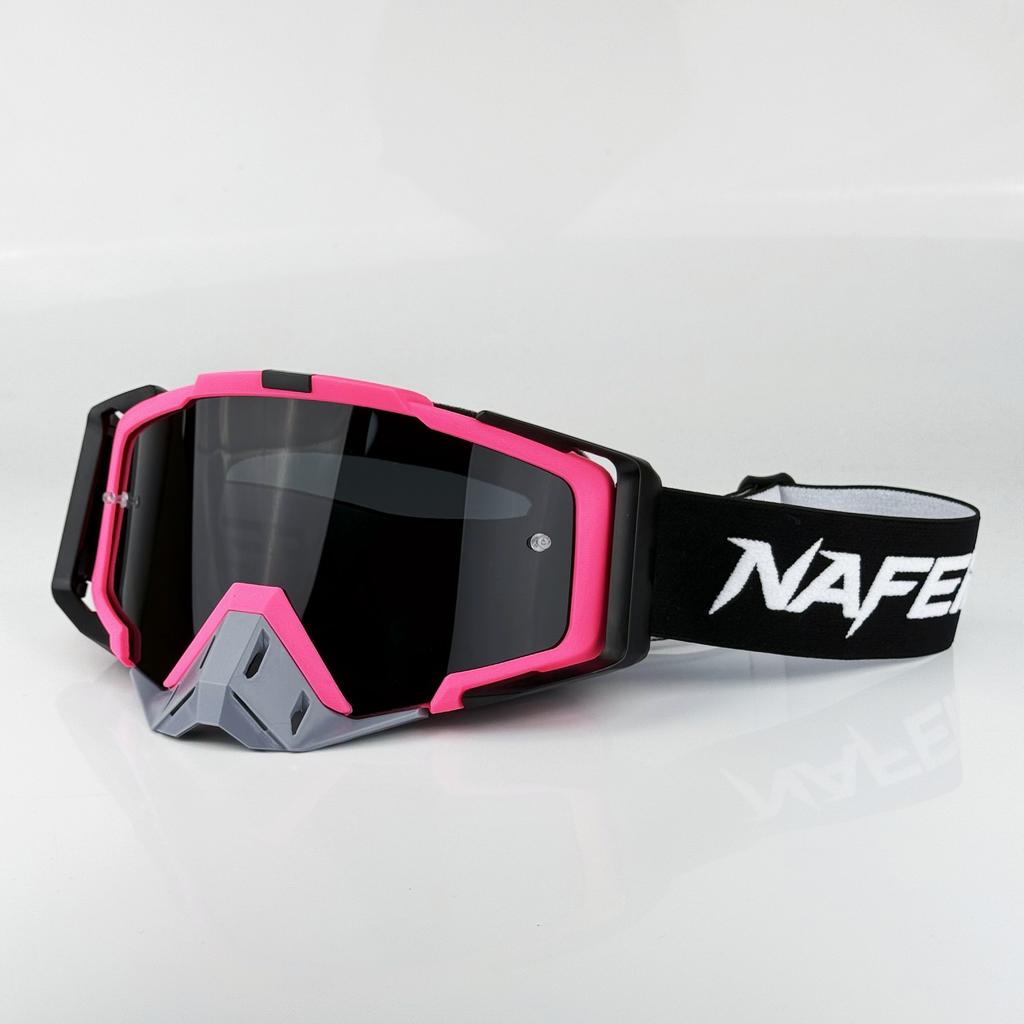 NAFEIB New Motorcycle Glasses Motocross Safety HD Lenses Goggles Dirt Bike ATV Ski mtb Goggles MOTO Outdoor Cycling Sunglasses