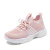 Womens Lightweight Walking Shoes Casual Breathable Mesh Slip On Sneakers Tennis Jogging Shoes Lace-Up Workout Footwear Non-Slip Gym Sneakers for Women