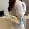 Cloth Bow Shoulder Bag Chinese Style Underarm Bags Portable French Stick Handbag  School
