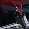 ZRGAE 5 IN 1 Retractable Car Charger 152W Fast Charging Starry Sky LED Lights USB Type-C Power Adapter For iPhone Android