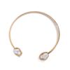 Ins Style Baroque Pearl Collar Choker Commuting Style Minimalist Metal Opening Ornament