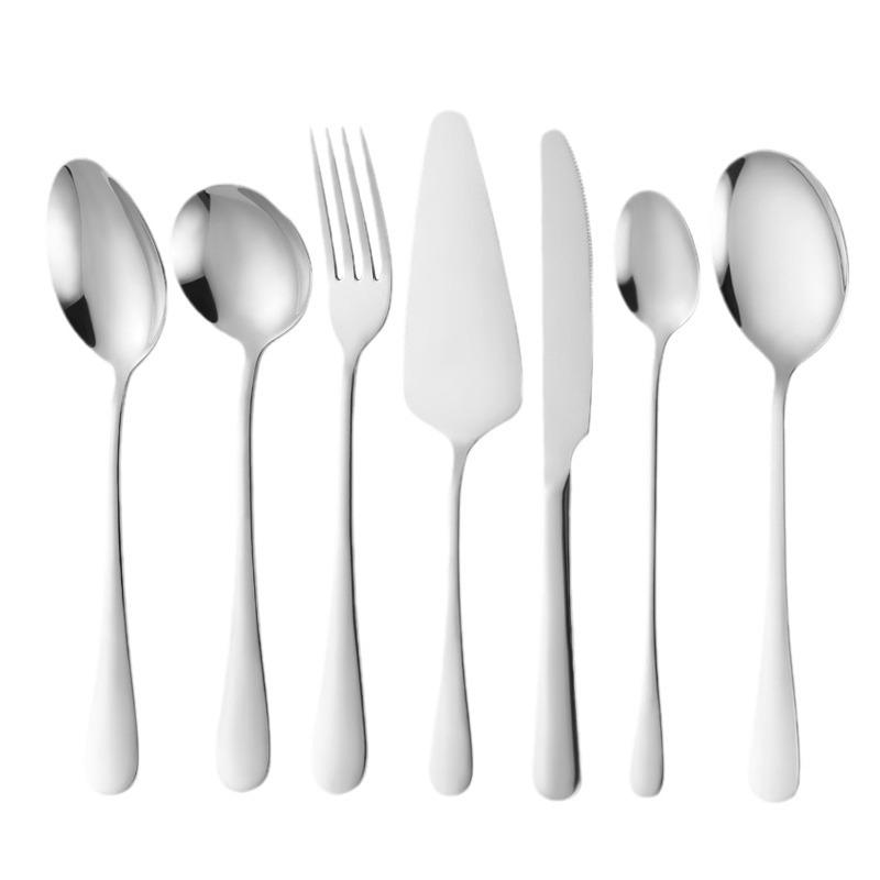 Stainless Steel Long Handle Soup & Dessert Spoon with Round Point – Western Tableware Series 1010