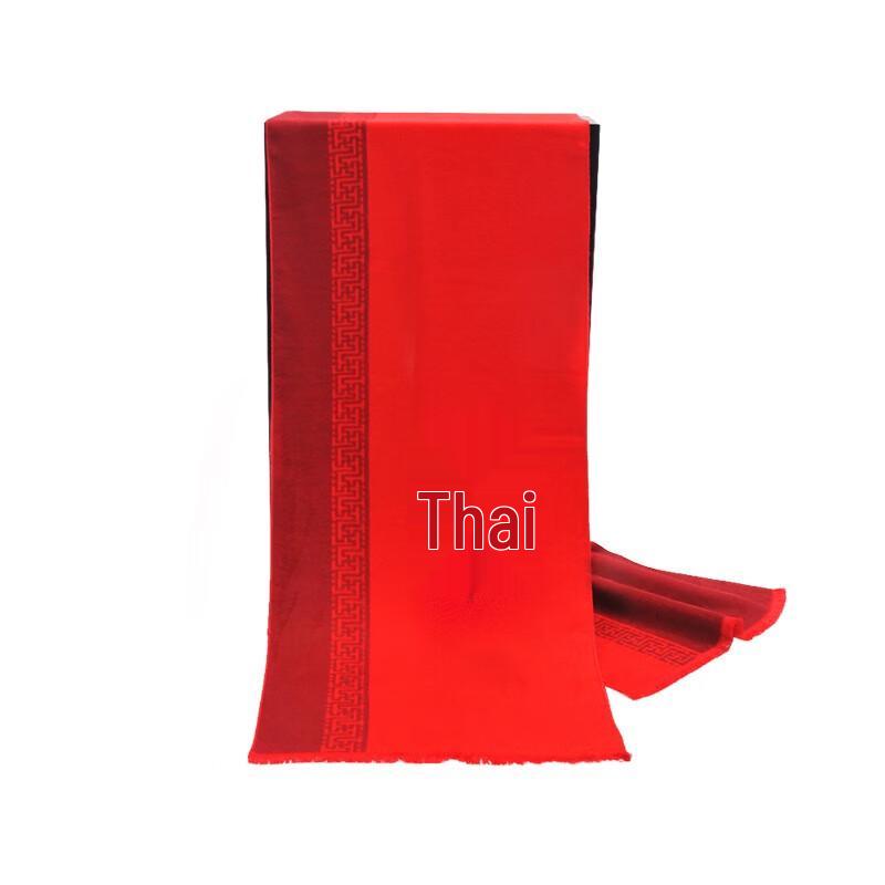 

Благоприятный китайский красный модальный шарф