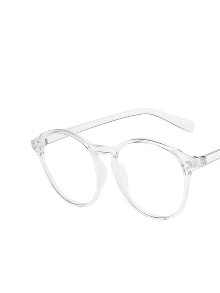 New Reading Glasses Full Frame Plain Flat Mirror Retro Round Frame Old Glasses Stylish and Comfortable