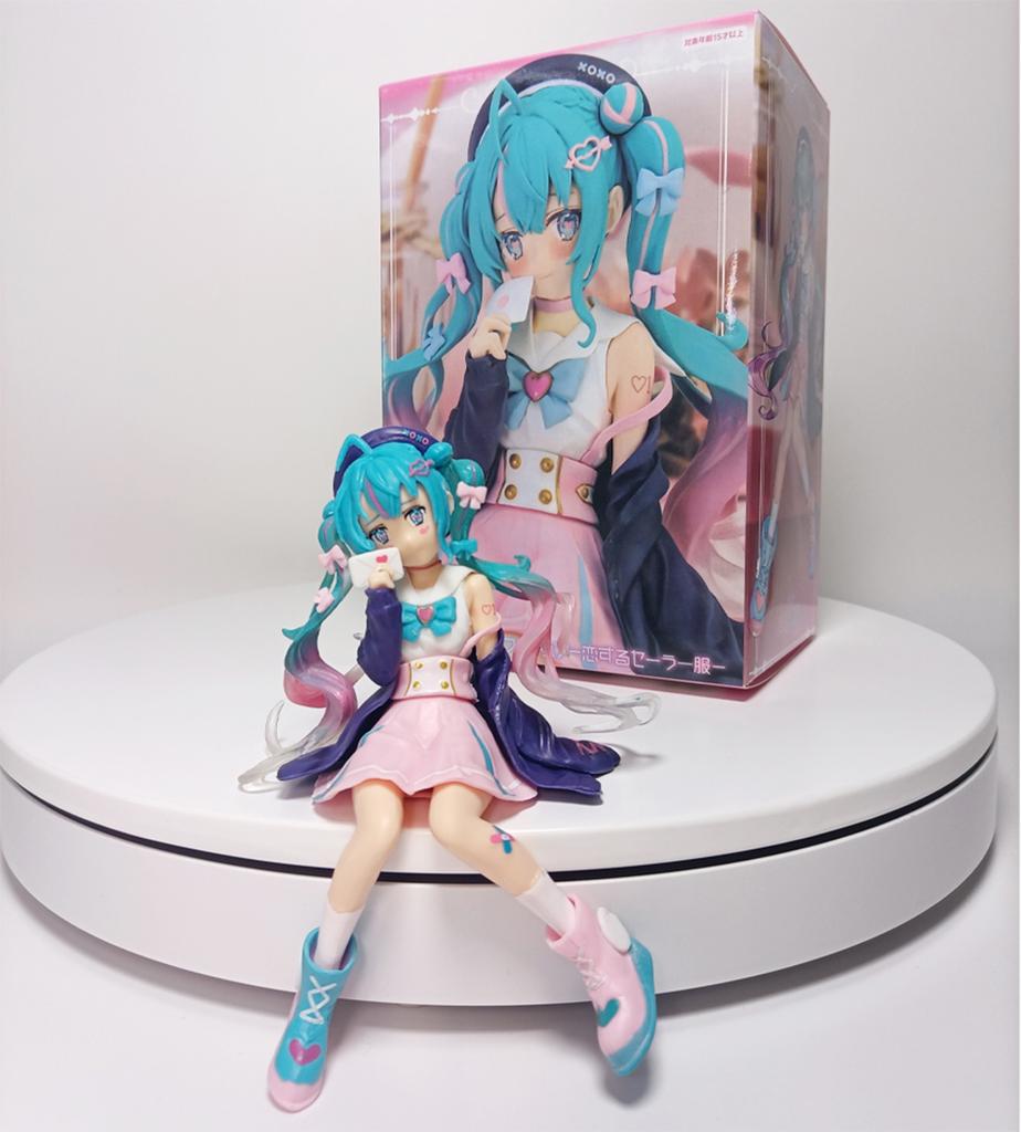 14Cm Taito Hatsune Miku Action Figure, Conventional Fashion, Collectable Model, Collectable Decoration Toys, Birthday Gift