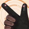 1pair Men's Winter Warm Leather Gloves, Cycling Gloves, Driving Gloves, Non-slip Outdoor Gloves, Ideal Choice for Gifts