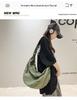Korean Style Dumpling Bag: Unisex Large Capacity Crossbody for Students and Couples