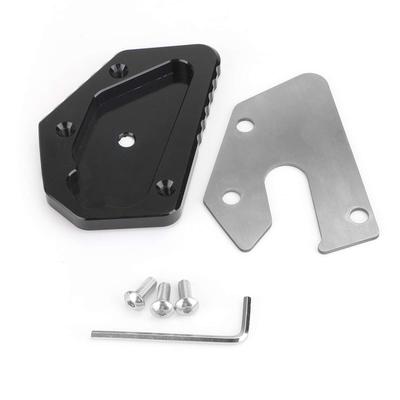 Bruce & Shark Kickstand Side Stand Stand Stand Plate Extension for Suzuki DL650 V-STROM 650 2012-2019 Aluminum Black Motorcycle