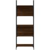 Vidaxl 5-Poziomowy Regał Na Książki, Brązowy Dąb, 60,5X24X166,5 Cm
