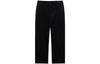 Casual Pants Men's Black Moderate Straight Fit Pants AKXR509-2