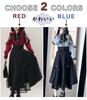 Ladylike Lolita Blouse and Skirt French Girly Stylish Size M [KALAOK] Set, Style, Spring, Summer, Autumn, Winter, Blue,