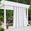 2PC Curtains Home Modern Simple   Color   Cloth Outdoor Waterproof Sunscreen Anti UV High   Black Silk 132cm * 183cm