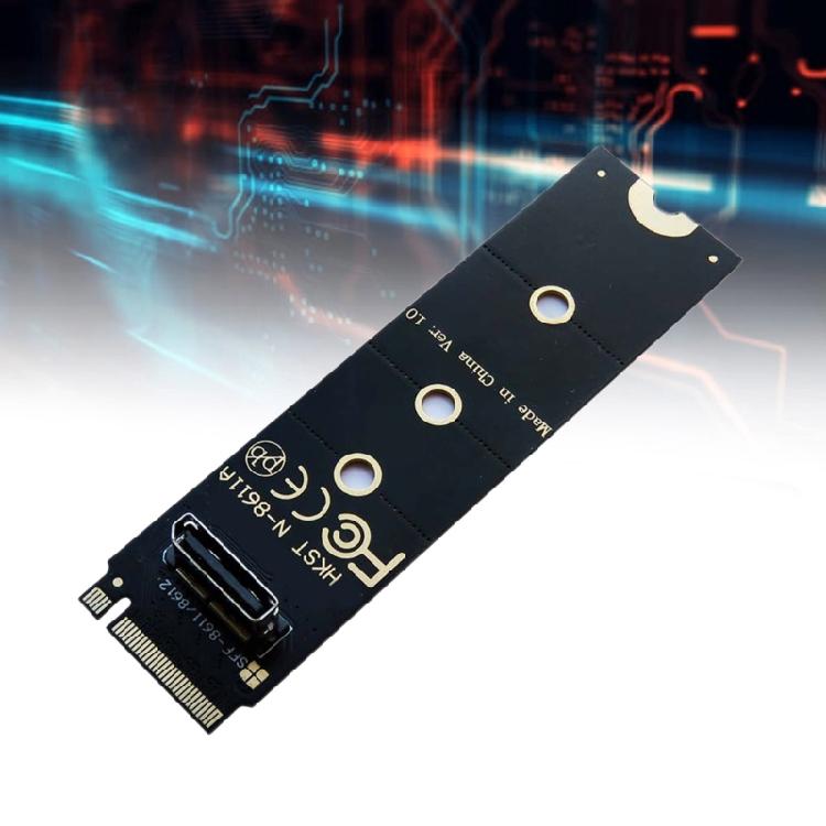 M.2-M key PCIe X4 SSD to SFF-8611 Adapter Card for SFF8612 SSD PCIE NGFF Converter Card