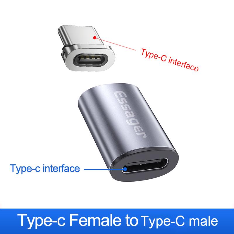 

Essager Магнитный адаптер Micro USB Type C для iPhone Samsung Xiaomi Micro Female to USB C Male Кабель Магнитный преобразователь Разъем