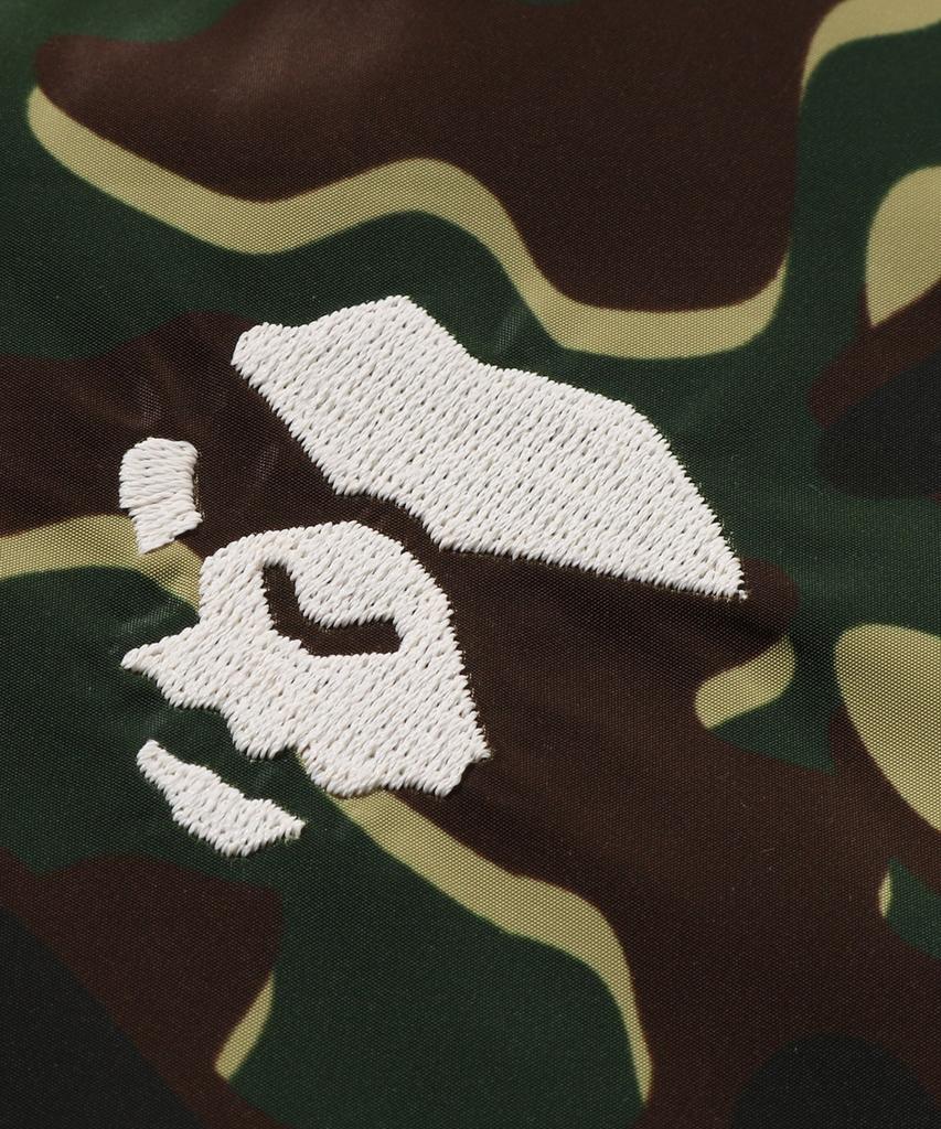 Bape Glitch Woodland Camo Coach Jacket (M) Green