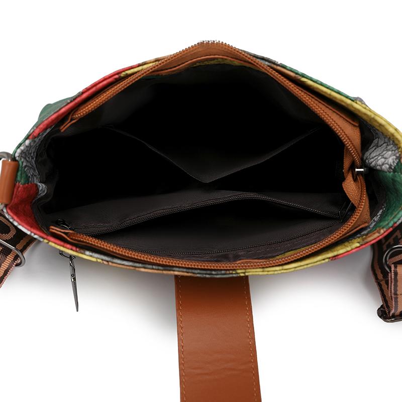 Women's Contrast Color Crossbody Bag Large Capacity Bucket Bag Mother Bag
