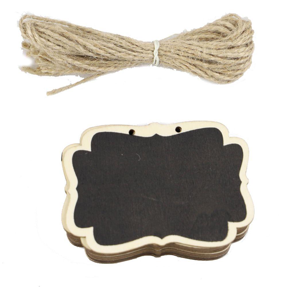 Articole de Birou Școală Semne Agățate Decor Grădină Etichete de Preț Etichete pentru Mesaje Tablă Neagră