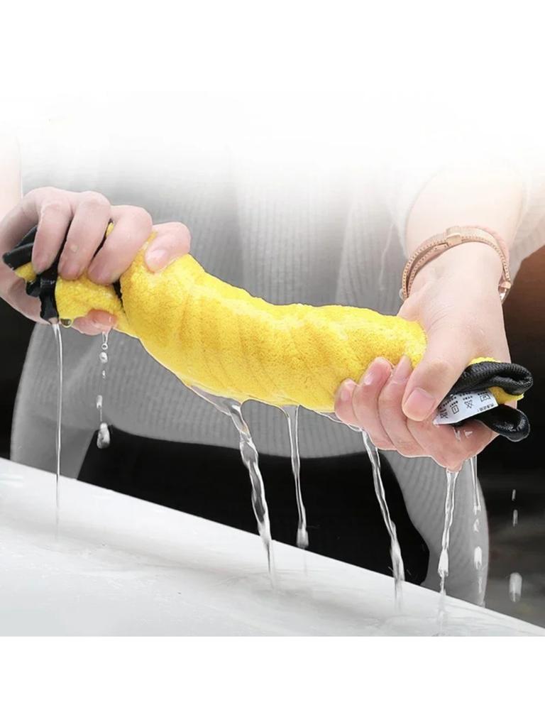 30x30/40/60CM Car Wash Microfiber Towel Car Cleaning Drying Cloth Hemming Car Care Cloth Detailing Car Towel Car Wash