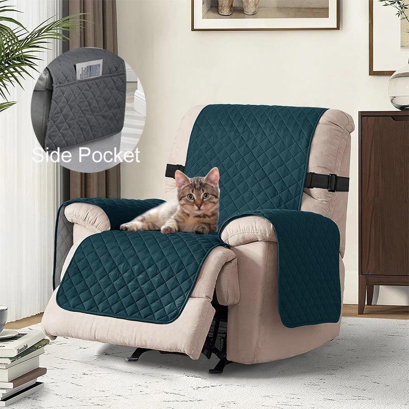 Thickened Home Hotel Chunyafang Small Lattice Waterproof Quilted Chivas Sofa Cushion Towel Sofa Lounge Chair Cushion Cover Cloth