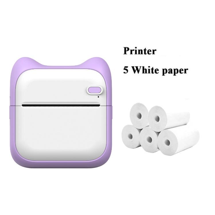 Portable Mini Thermal Photo & Label Printer for Students