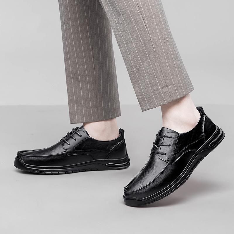 Casual Retro Men Shoes Business Brand Leather Shoes Fashion for Men  Comfortable and luxurious men's outdoor walking shoes