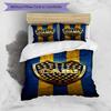Boca Football Club Printed Pattern Duvet Cover Set – Includes 1 Duvet Cover and 2 Matching Pillowcases Bedroom Decor Christmas Gifts