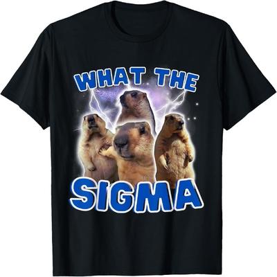 CHzwBEST What The Sigma Meme Groundhog Day T-Shirt