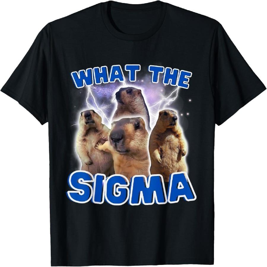 CHzwBEST What The Sigma Meme Groundhog Day T-Shirt S