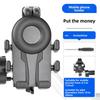 Car-mounted navigation phone holder, electric bike handlebar fixing frame, adjustable horizontal and vertical screen frame