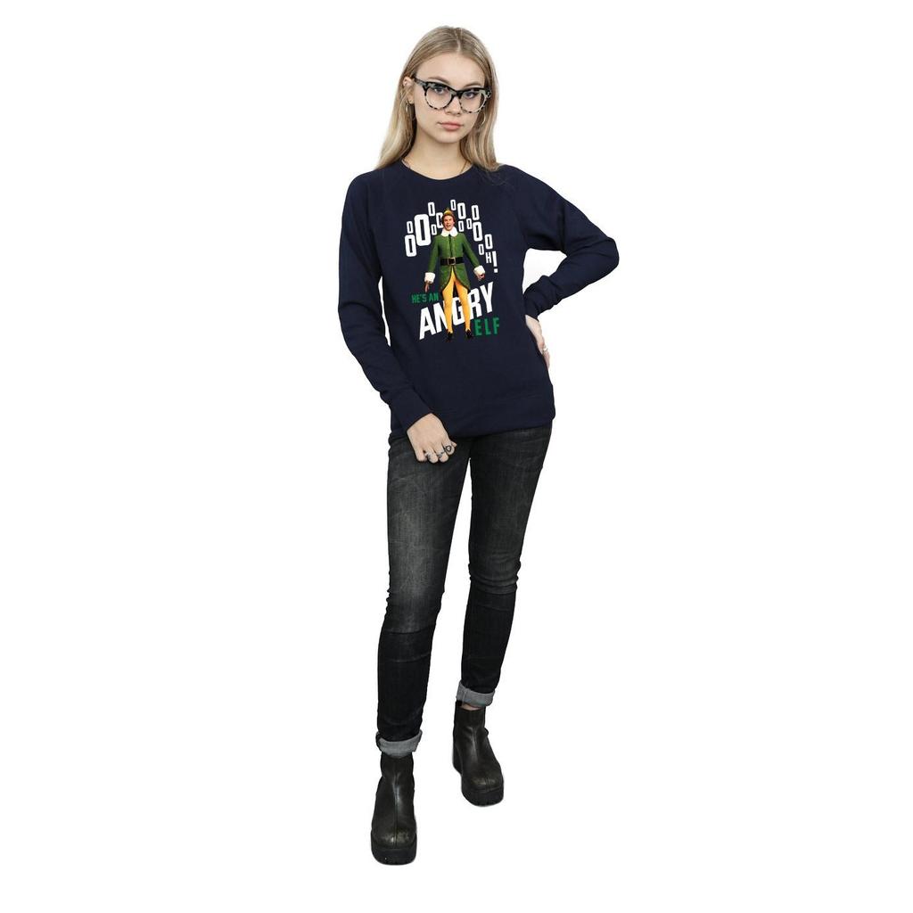 Elf Womens/Ladies Angry Elf Sweatshirt