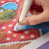 Round 5D Diamond Art Painting Kits DIY Diamond Art Calendar 12 Month Flip Wall Calendar with To Do List for Home Wall Art Decor