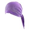 Fashion Women Lady Rhinestone Hat Cap Hair Loss Cover Soft Head Scarf Headwrap