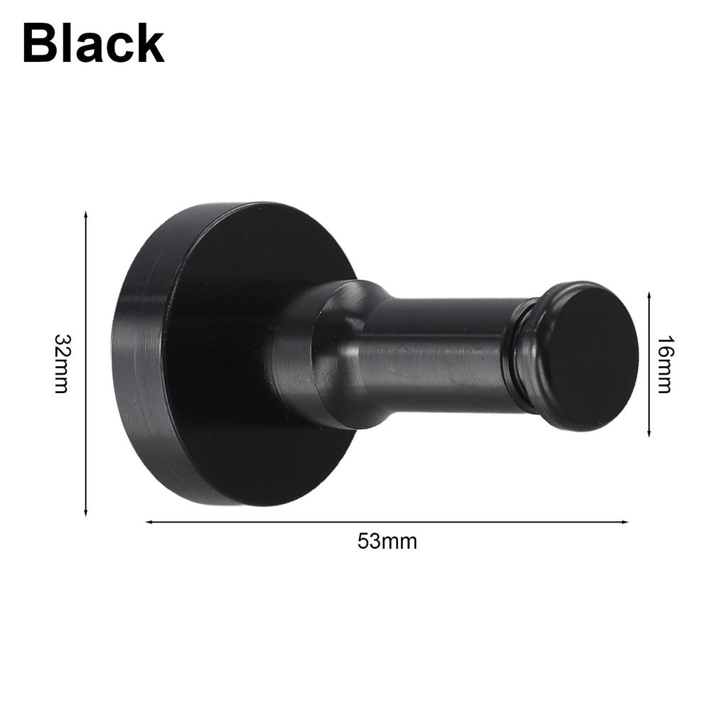 1pc Round Hook Anti-corrosion Anti-rust Space Aluminum Wall Hanging