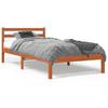 VidaXL Bed Frames Cherry Brown 90x190 Cm Solid Pine Wood 844138