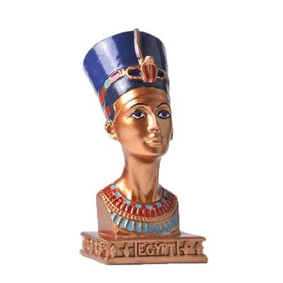 1/2Pcs Retro Egypt Themed Resin Desktop Ornament Elegant Showpiece For Home and Offce Ousehold Decorative Item