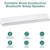 Głośnik w poduszce Stereo z przewodnictwem kostnym, Mini przenośne słuchawki do spania Bluetooth do głębokiego spania, maszyna do bezsenności dla osób śpiących na boku