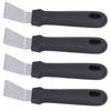 10Pcs Defrosting Shovel Efficient Cleaning Anti Slip Handle Hanging Hole Ice Scraper Deicing Tool for KitchenBlack
