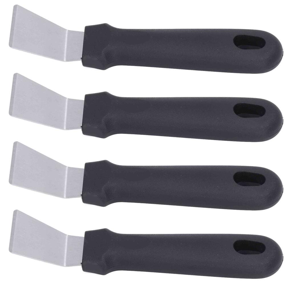 10 Stück Abtau-Schaufel Effiziente Reinigung Rutschfester Griff Aufhängeloch Eiskratzer Enteisungswerkzeug für KücheSchwarz