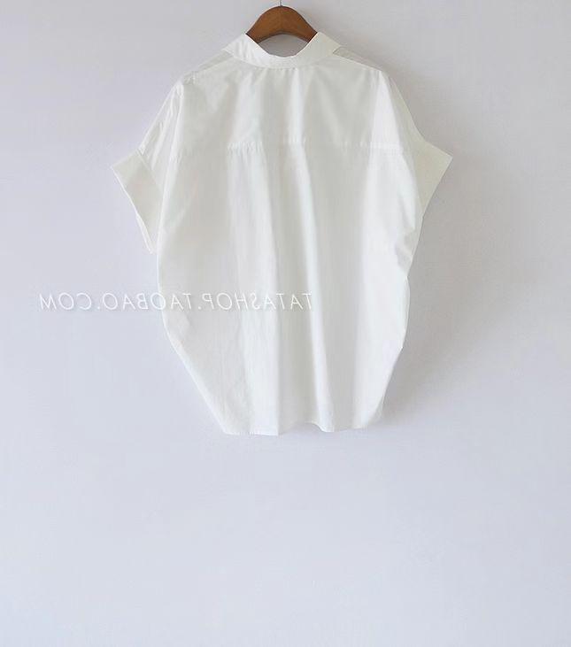 Korean Style Loose Batwing Sleeve Summer Shirt, 2025 Collection