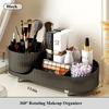 360°Rotating Makeup Organizer for Vanity Makeup Brush Holder Cosmetic Organizer Lipstick Eyebrow Pencil Holder Jewelry Container