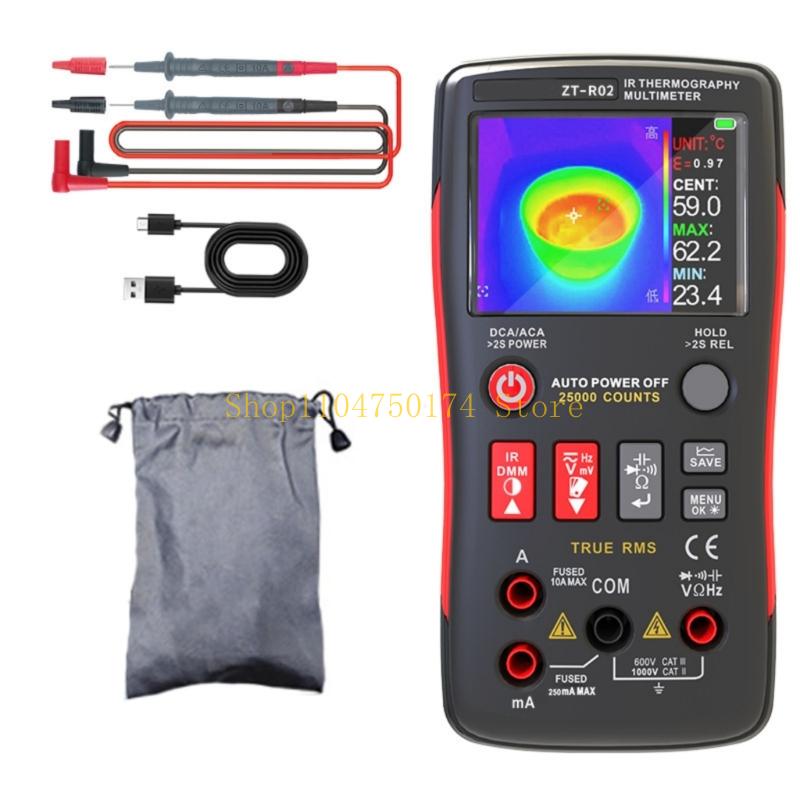 

Thermal Imaging Multimeter Precisions Thermal Imaging Tool with 20°C to 550°C Detection and On Site Data Recording top sale