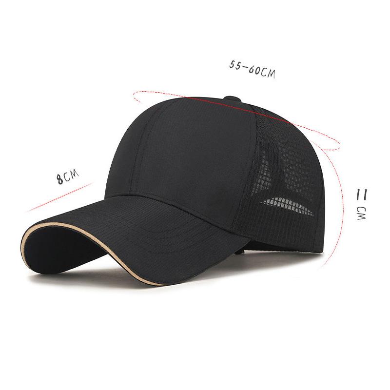 Summer Men's Mesh Breathable Sunshade Baseball Cap Outdoor Riding Cap