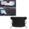 Thick Oxford Fabric All Weather Protective Windshield Guard Cover for Cars with Magnetic Hooks for Snow Frost Sun Defense