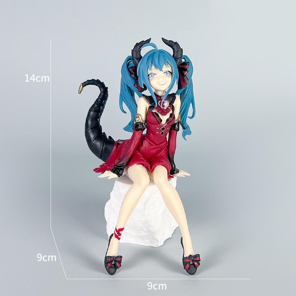 Hatsune Miku Figure Anime Girl Model Desktop Decor Collectible Doll Gift For Fans Future Vocaloid Statue Japanese Kawaii Otaku