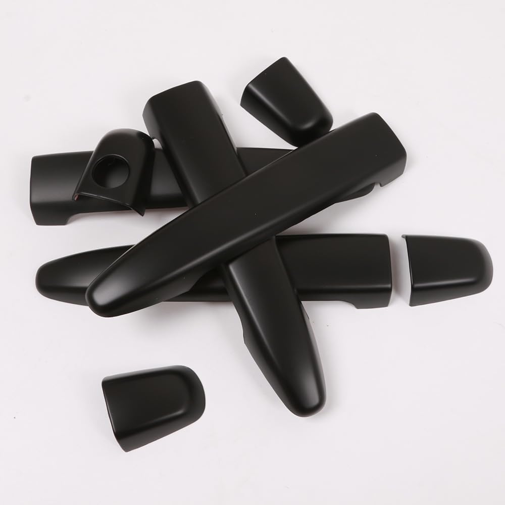 Exterior Door Handles Covers for Toyota 4RUNNER 2003-2009 / Prado 2003-2009 / Highlander 2009-2014 / Tacoma 2005-2010 4 Door 1 Set 8 Pcs (Matte