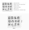 kads Nail Art Stamping Plates ZOO 019 Leaf Floral Cute Animal Rabbit Cat Nail Stamp Templates DIY Plate Tool