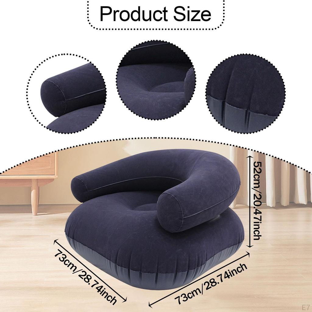 Compact Inflatable Lounge Chair, Versatile Lounger for Garden, Travel And Indoors