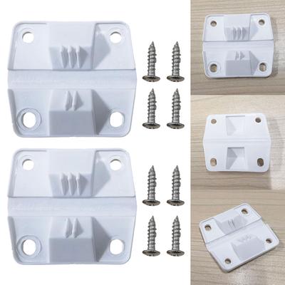 2pcs Hinges For Cooler Universal Plastic Hinge Insulation Box Plastic Hinges Set Refrigerator Door Hinge With Screws