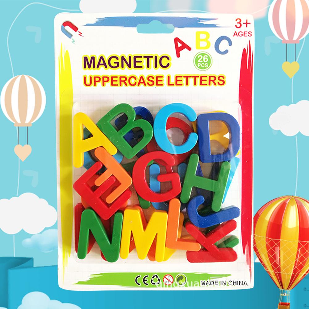 Abc 123 Magnetic Letters Numbers Fridge Magnets Early Learning Educational Toy Uppercase Lowercase Math Training Kit Home